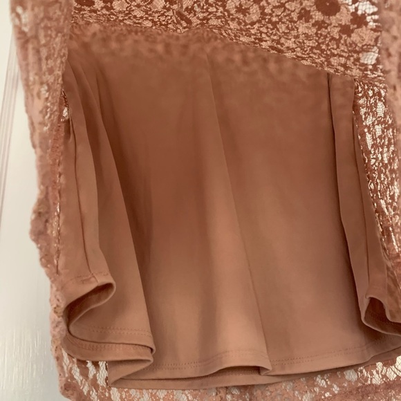 MONTEAU Top Lined Laced Top-Mauve size Medium - Picture 8 of 15